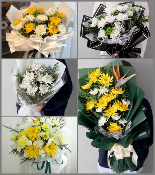 广东湛江市吴川市塘尾街道麦屋社区白事花束代送